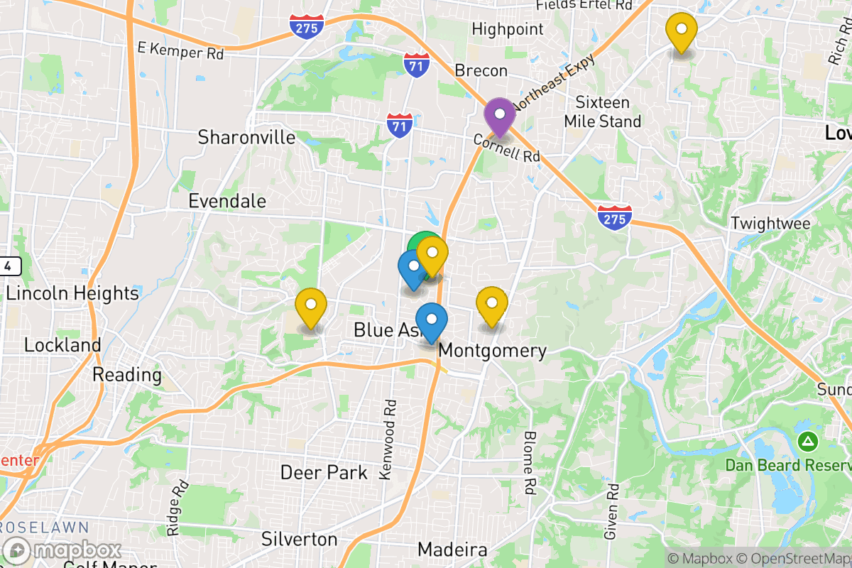 Map of Sycamore Community School District