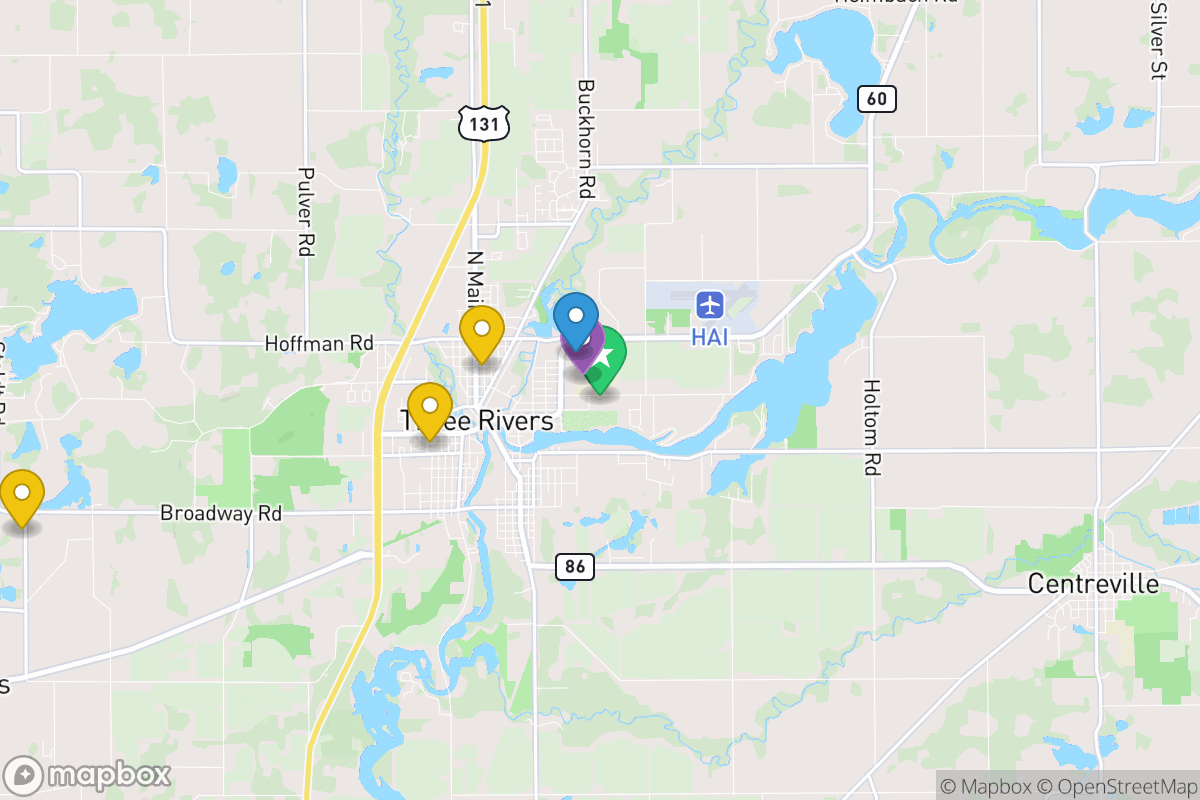 Map of Three Rivers Community Schools