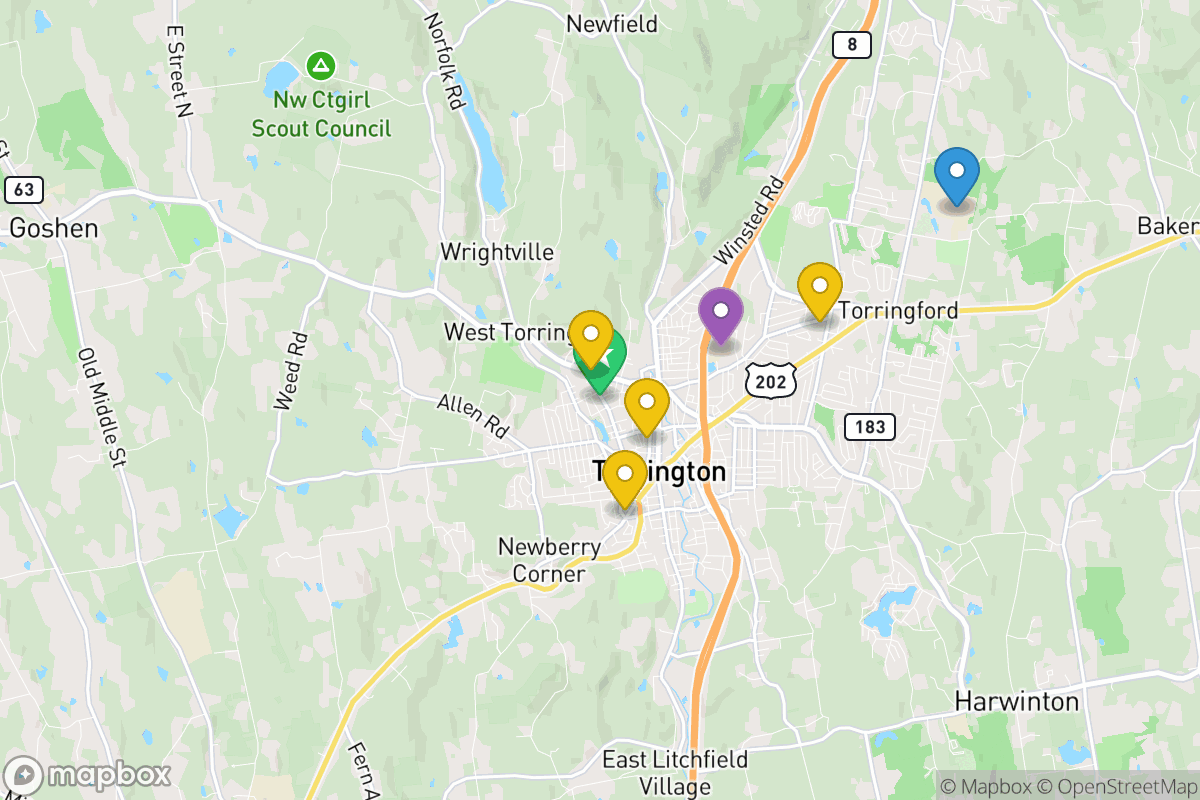 Map of Torrington School District