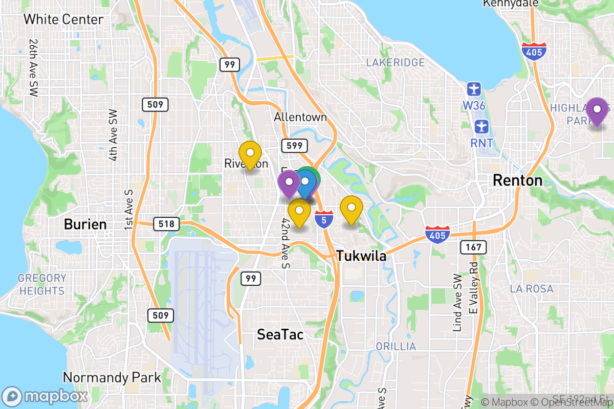 Map of Tukwila School District