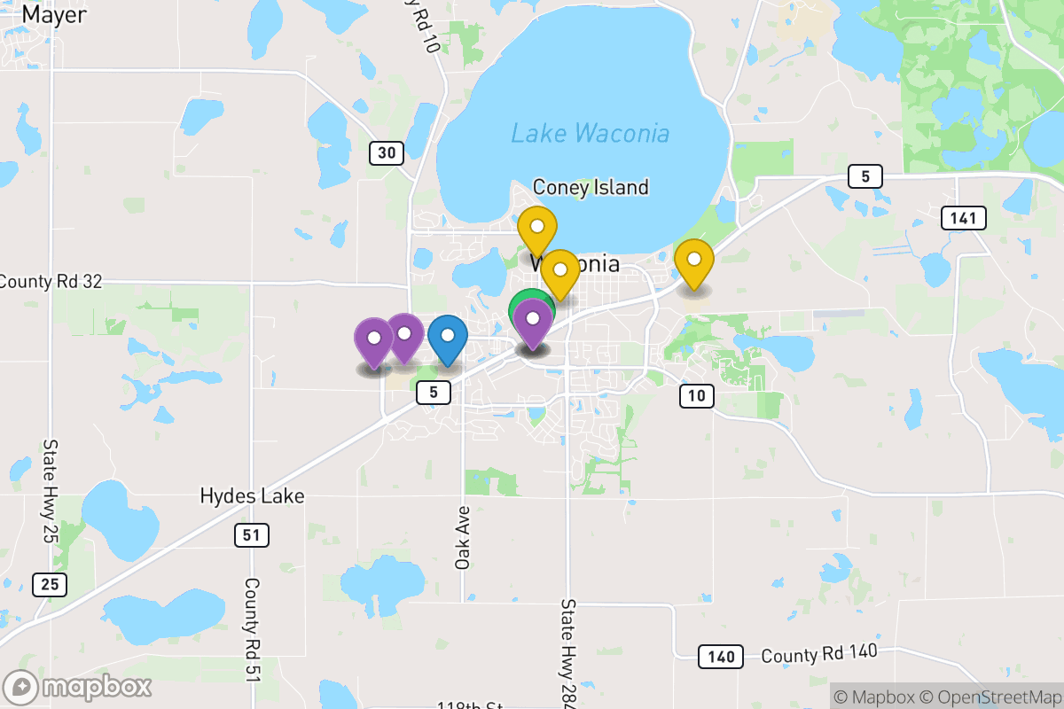 Map of Waconia Public School District
