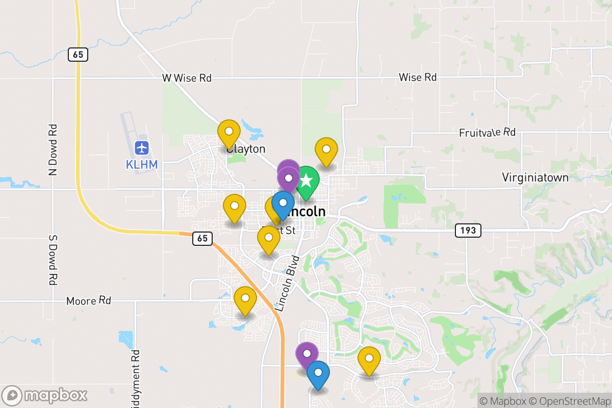 Map of Western Placer Unified