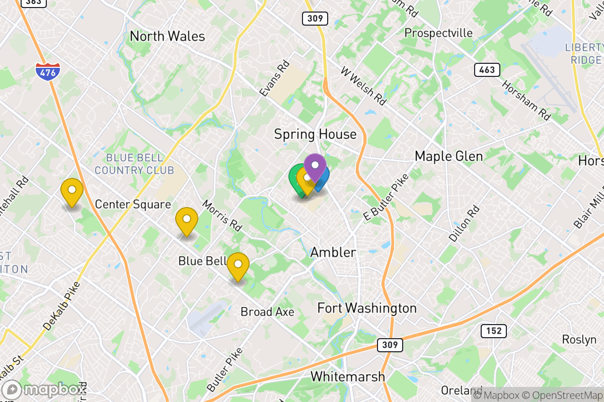 Map of Wissahickon School District